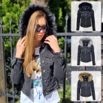 Дамско дънково яке с качулка City Angels Jeans 6658